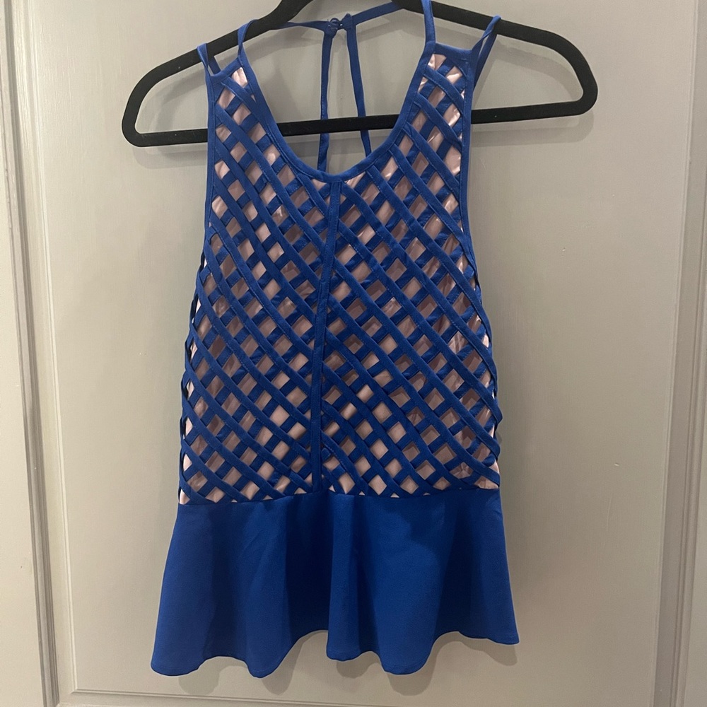 Dressy Blue Top